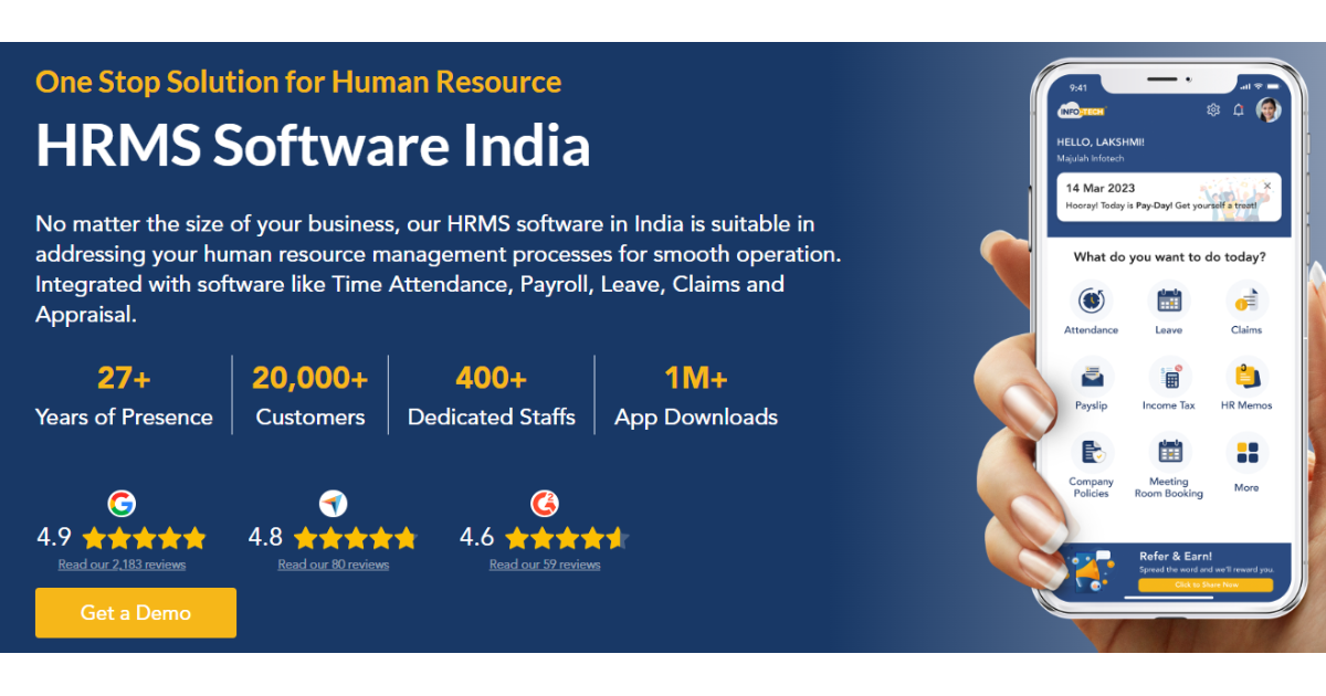 HRMS Software in India | HR Management | Majulah Infotech