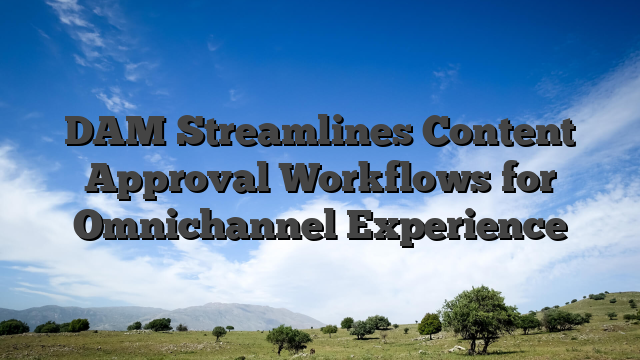 DAM Content Approval Workflows for Omnichannel Experience