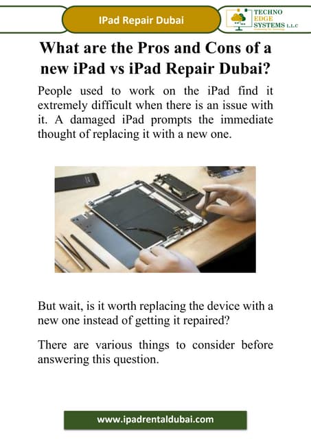 Where to Find a Reliable iPad Repair Provider in Dubai?
