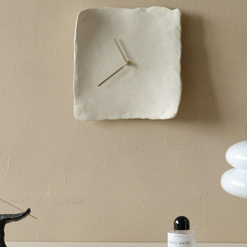 Designer Wall Clock Irregular Shape Unique Modern Watches Minimalist Design - Warmly Life