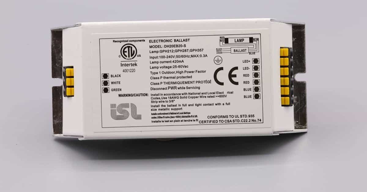 How Electronic Ballasts Improve Efficiency and Performance of UV-C Germicidal Lamps