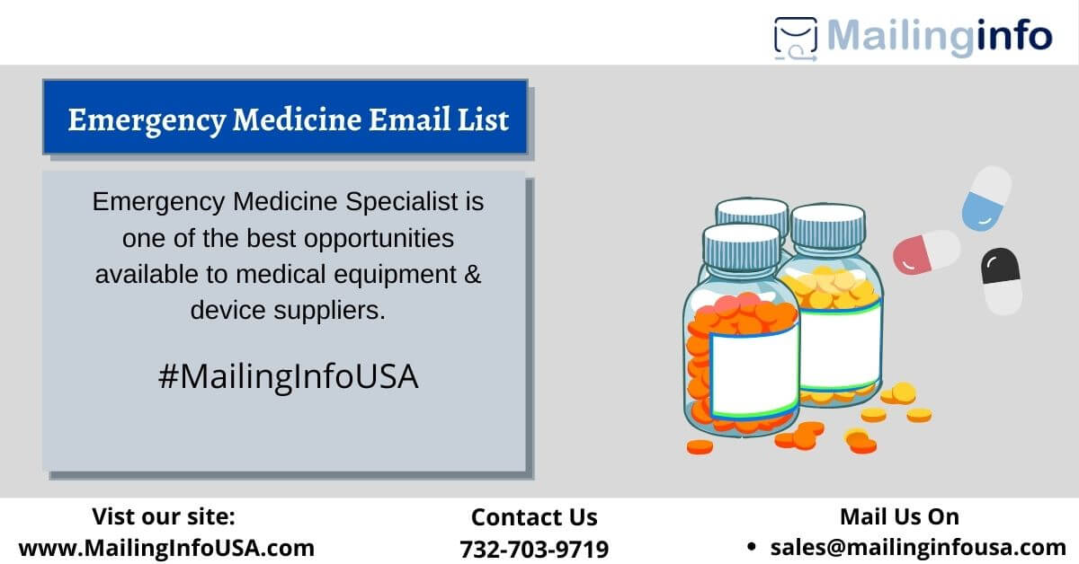 Emergency Medicine Email List | Emergency Medicine Database