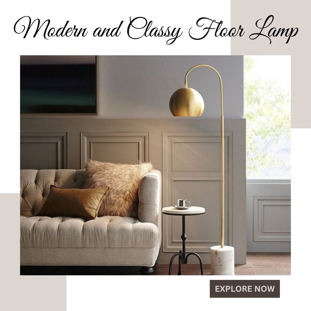 Give Your Living Room a Modern and Classy Floor Lamp | by Whisperinghomes | Apr, 2024 | Medium