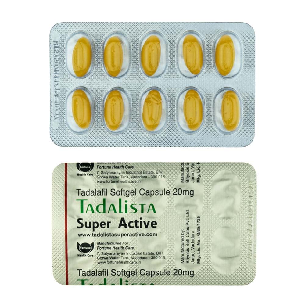 Tadalista Super Active |Tadalafil | Doses |Benefits |Side Effects