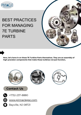7E  gas turbine parts - Pinnacle PSC