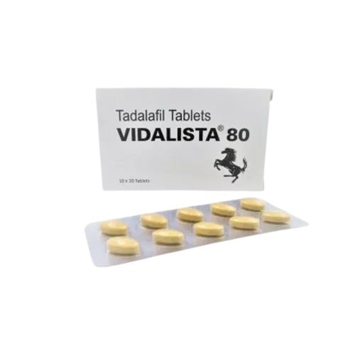 Vidalista 80 mg Pill - Popular For Long-Lasting Erections