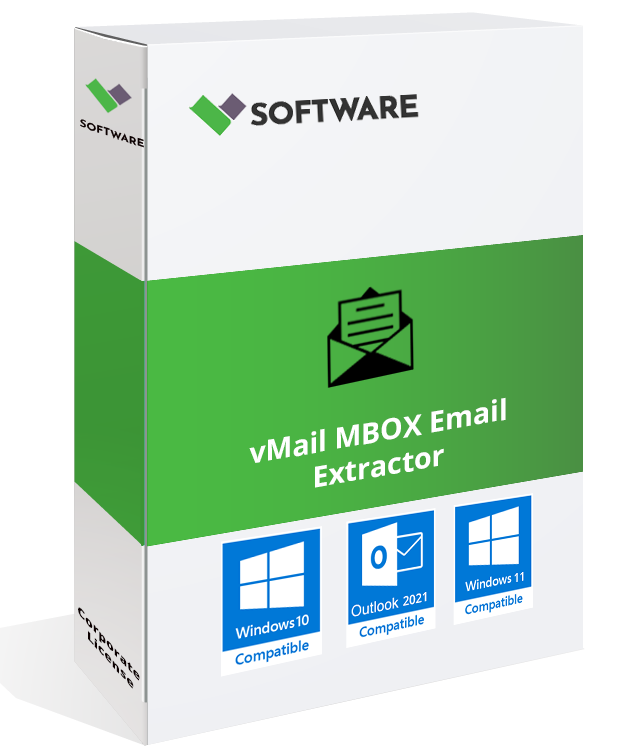 vMail MBOX Email Extractor - Extract Email Addresses from MBOX File