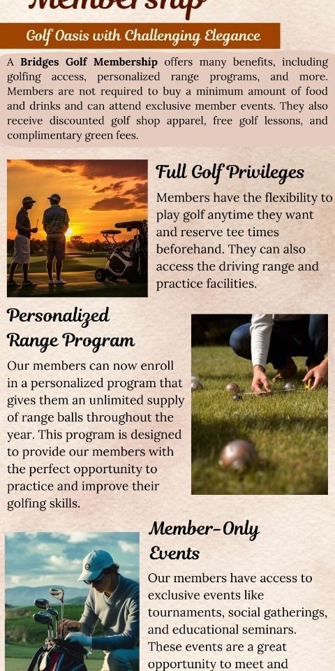 Bridges Golf Membership: Golf Oasis with Challenging Elegance!
