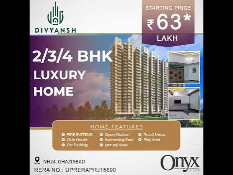 Divyansh Onyx Mivan Construction Ready To Move in 2, 3 & 4 BHK Flat available at NH 24, Ghaziabad - YouTube