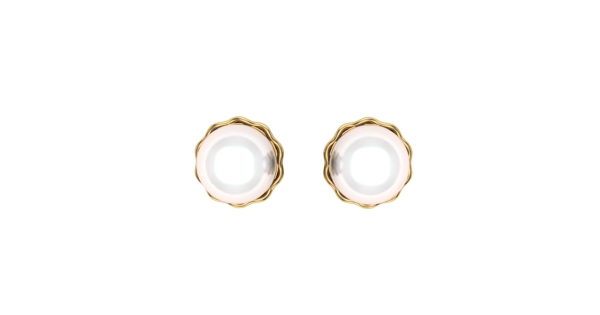 Buy Emma Yellow Gold Earrings Online | Designer Jewellery online Shopping India | Diamond Earrings Online Shopping
