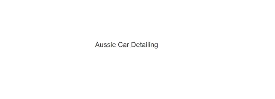 Aussie Car Detailing Victoria Cover Image
