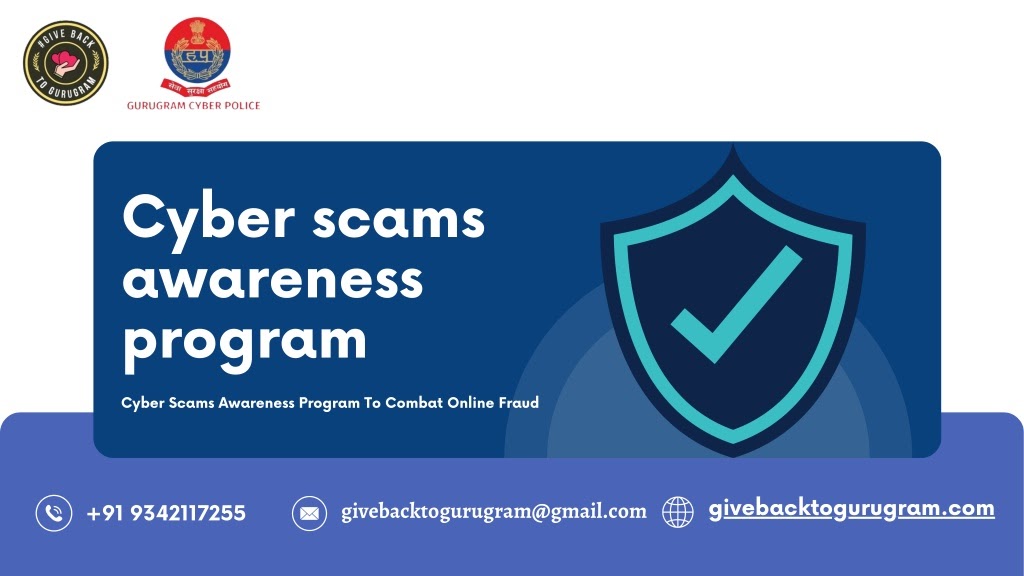 Safeguarding Gurugram: Combatting Cyber Scams for GiveBackToGurugram