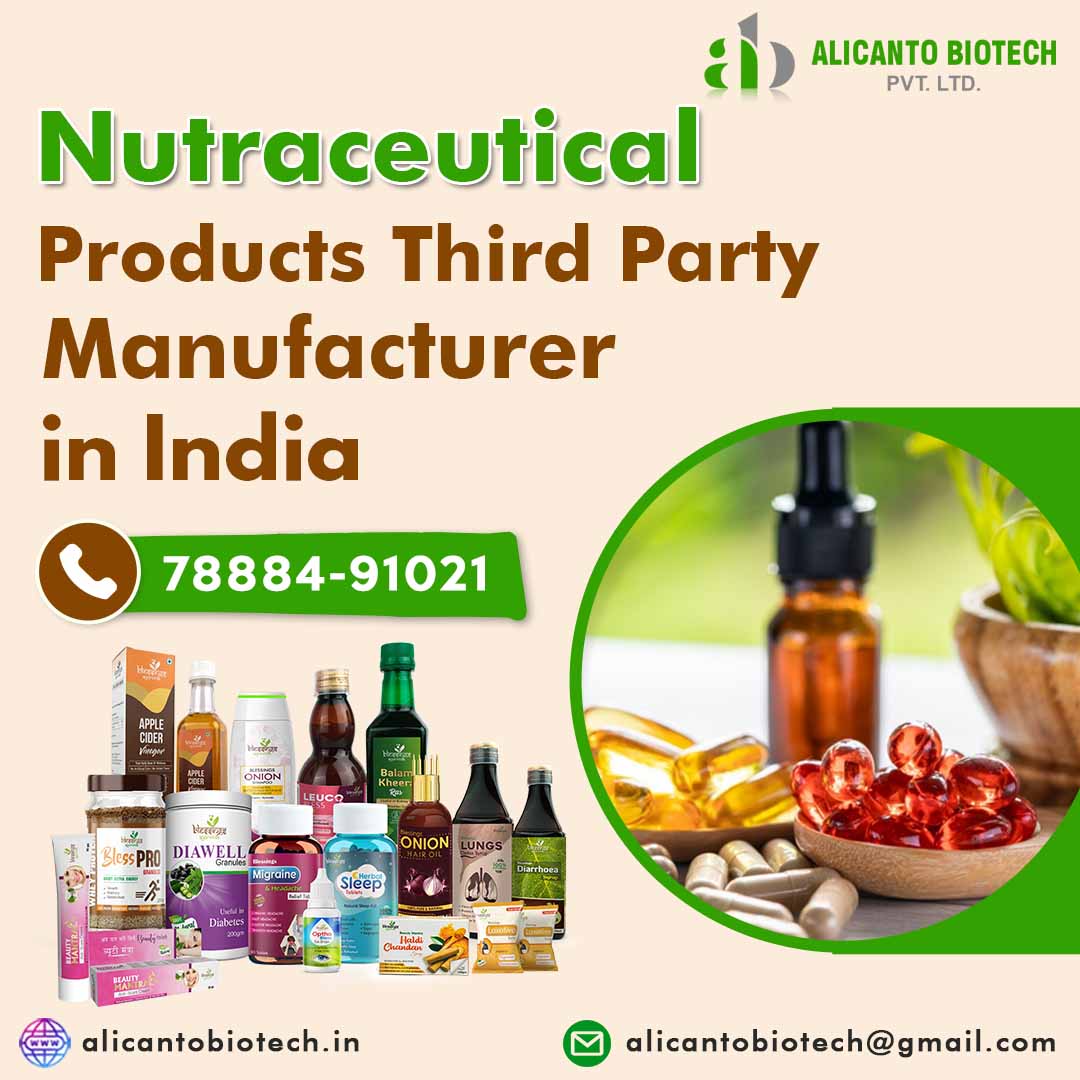 Nutraceutical Products Third Party Manufacturer in India - Alicanto Biotech